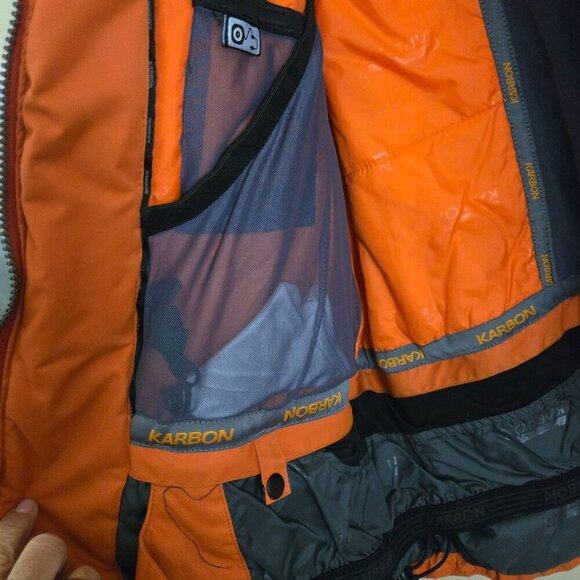 Karbon Canada Thermore Insulated Removable Sleeves Ski Snowboard Jacket Size L - Picture 10 of 11